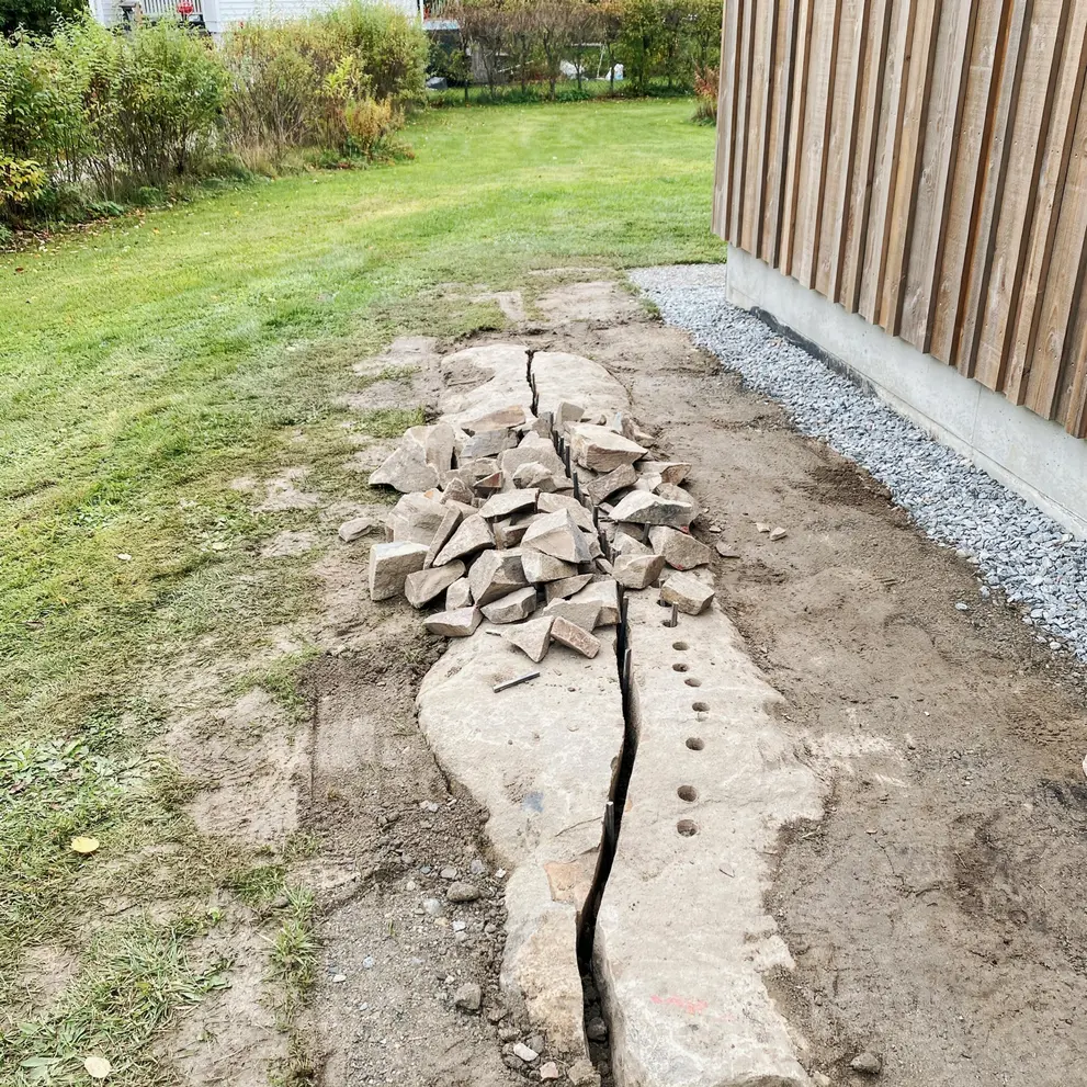 stensprackning bergsprangning norrkoping ostergotland